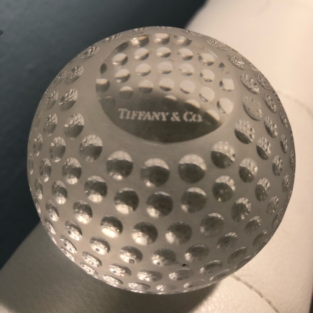 Tiffany and Co. Golf Ball Paperweight